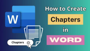 How To Create Chapters In Word Design Add Sections