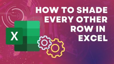 how to shade every other row in excel 1