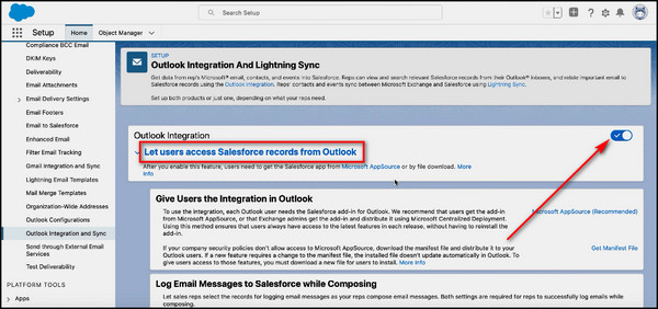 access-salesforce-from-outlook