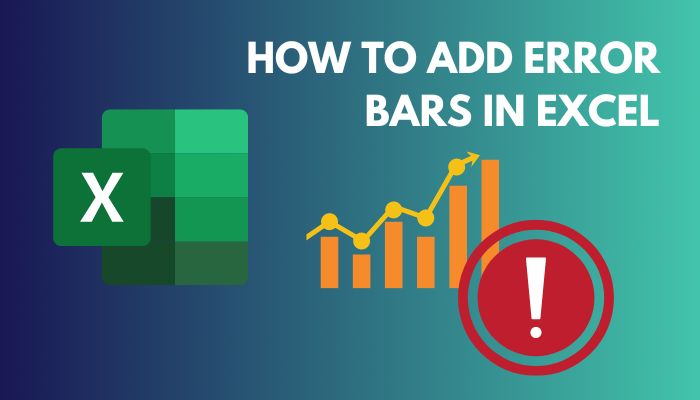 How To Add Error Bars In Excel Easy Quick Methods