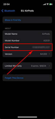 airpods-serial-number