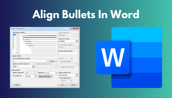 Setting Bullets In Word