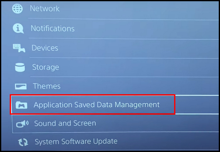 application-saved-data-management
