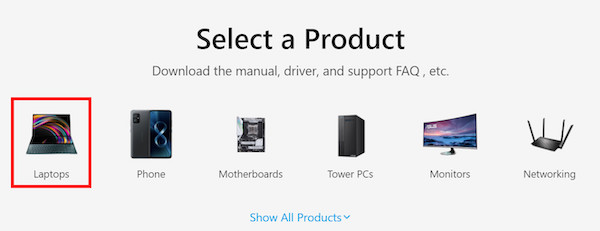 asus-armoury-crate-support-select-product