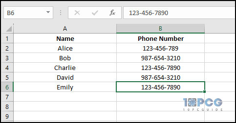 calculate-count-of-valid-phone-numbers-using-countif