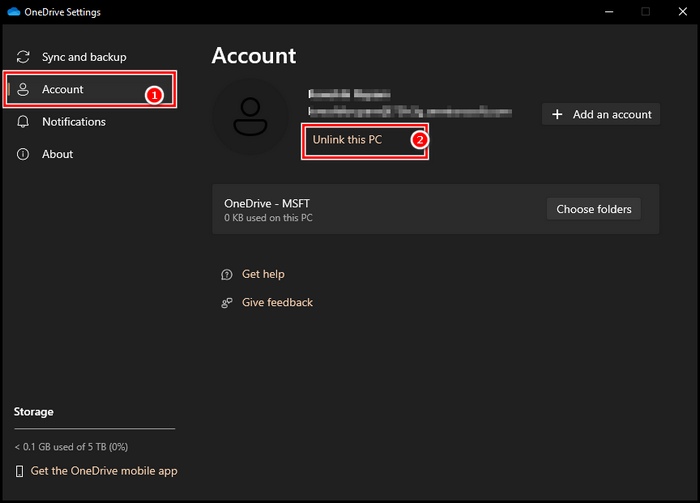 choose-unlink-this-pc-ro-remove-onedrive-account