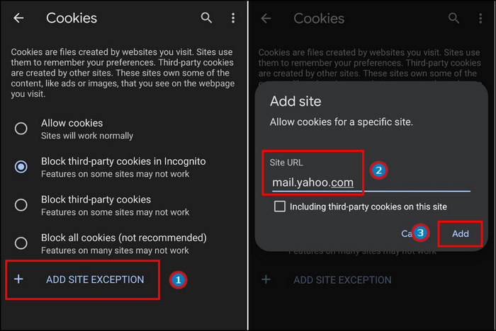 chrome-android-allow-cookies