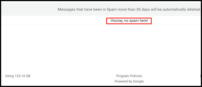 chrome-spam-folder