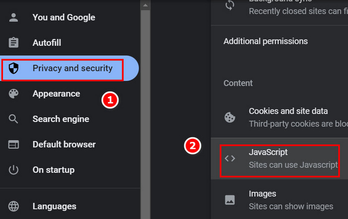 chrome-vertical-three-dots-settings-privacy-and-security-javascript