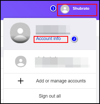 click-account-button-from-yahoo