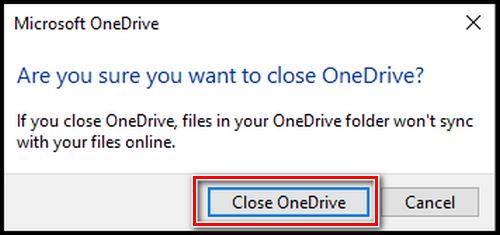 click-on-close-onedrive