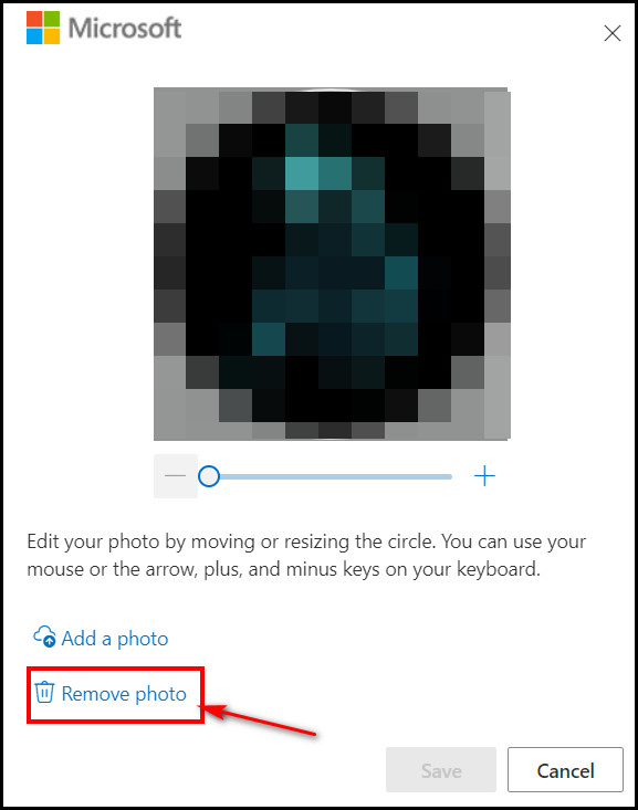 click-on-remove-photo-to-delete-profile-pic-in-outlook