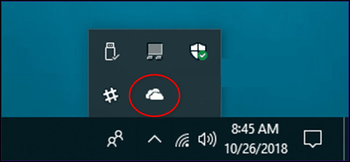 click-on-the-onedrive-icon