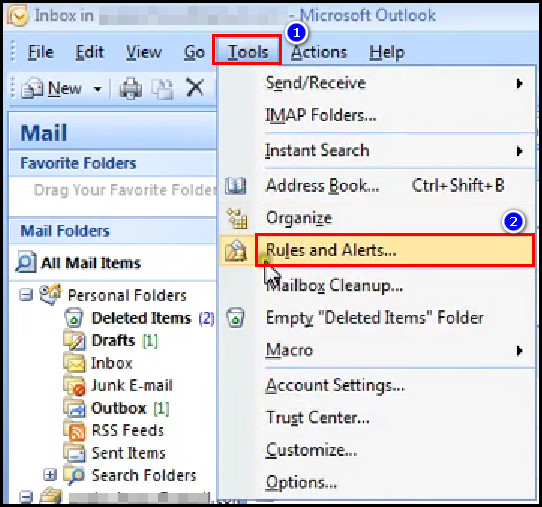 click-on-tools-to-rules-and-alerts-outlook-2007