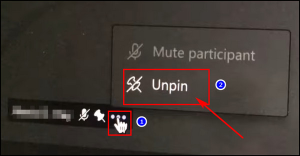 click-on-unpin-option-for-unpinning-teams-meeting-video
