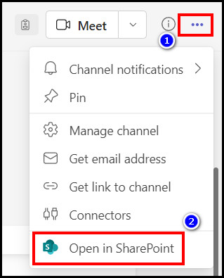 click-open-in-sharepoint-button