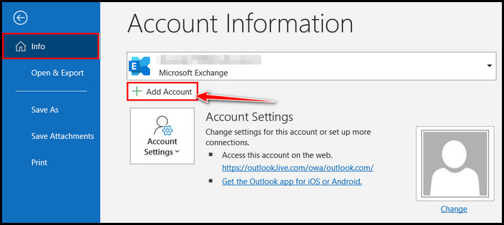 click-outlook-add-account-button