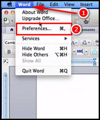 click-word-and-choose-preference-mac