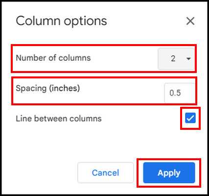 column-options-to-add-vertical-line-google-docs