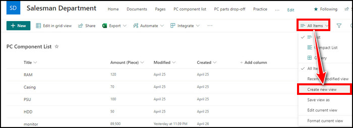 create-new-view-sharepoint