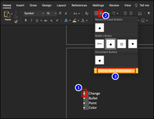 How to Change the Color of Bullet Points in Word [2024]