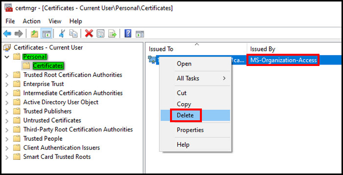 delete-ms-organization-access-certificate