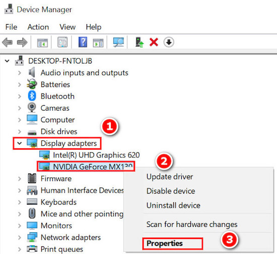 device-manager-properties