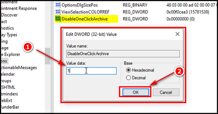 disable-archiving-with-backspace-in-outlook