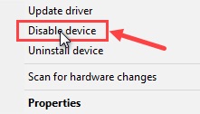 disable-device