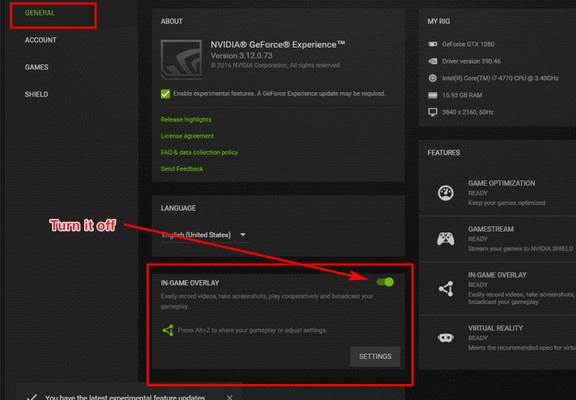disable-nvidia-geforce-experience-overlay