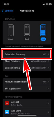 disable-scheduled-summary-on-iphone