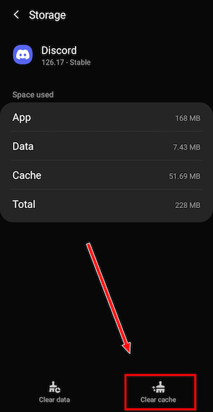 discord-mobile-clear-cache