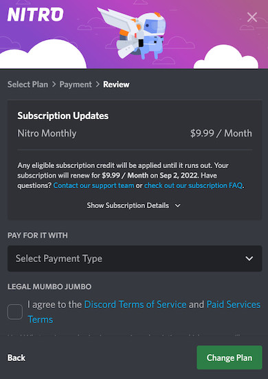 discord-nitro-subscription-payment