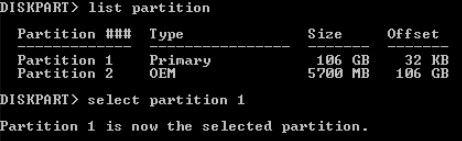 diskpart-select-partition