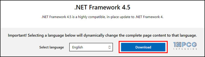 download-dot-net-framework