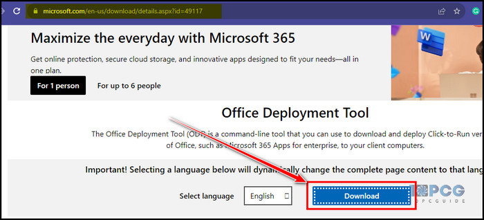 download-office-deployment-tool