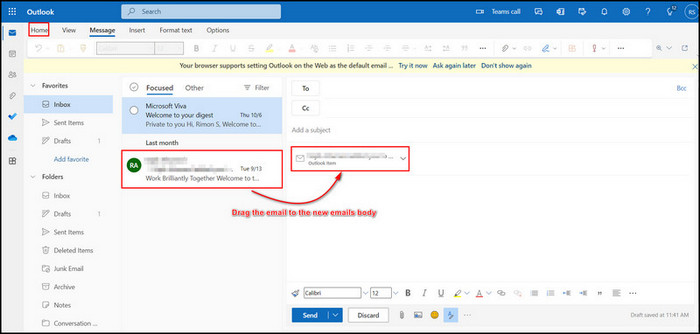 drag-and-drop-the-email-to-new-email-body-in-outlook-web