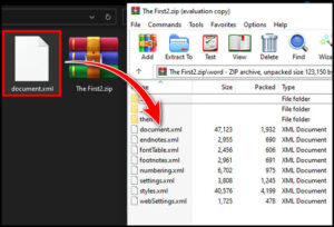 Fix Xml Parsing Error in Microsoft Word Document