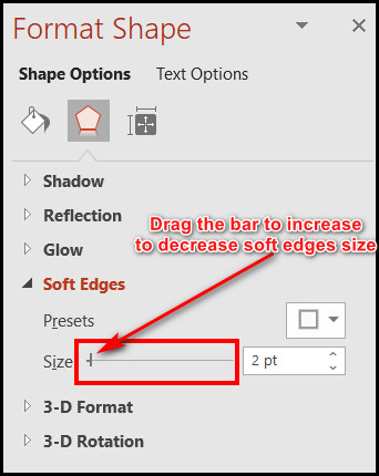 drag-the-bar-resize-soft-edges-size-in-powerpoint