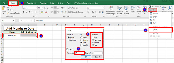 excel-add-month-using-fill-series