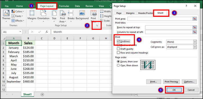 How to Print Gridlines in Excel [Easy & Quick Methods 2023]