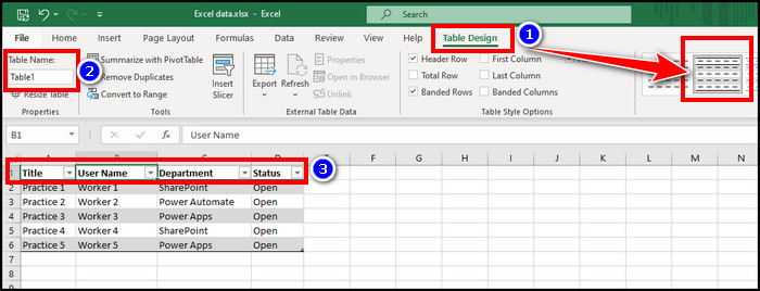 excel-table-design-table-name