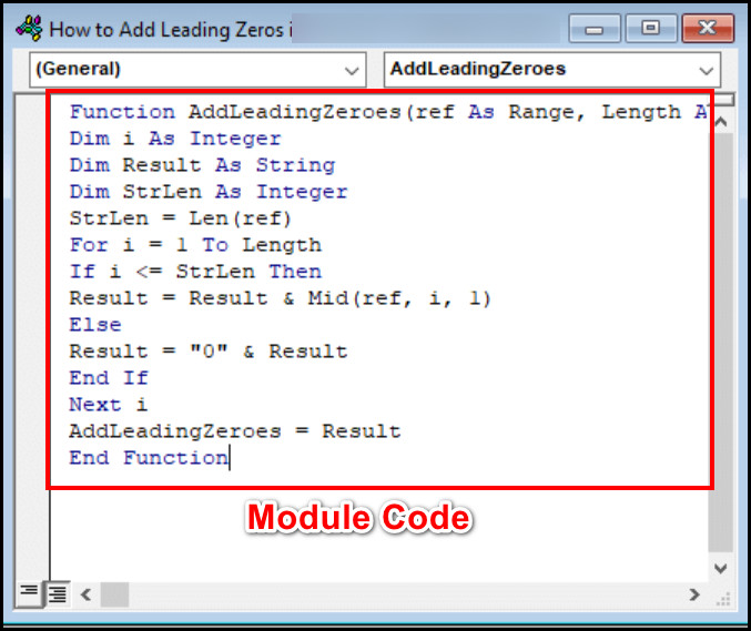 excel-vma-module-code