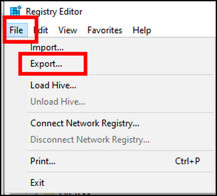 export-registry