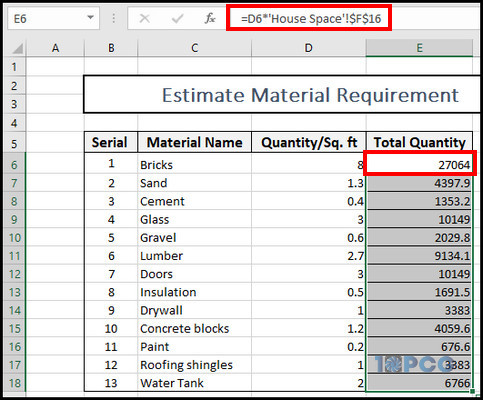 fill-material-total-quantity-with-f4