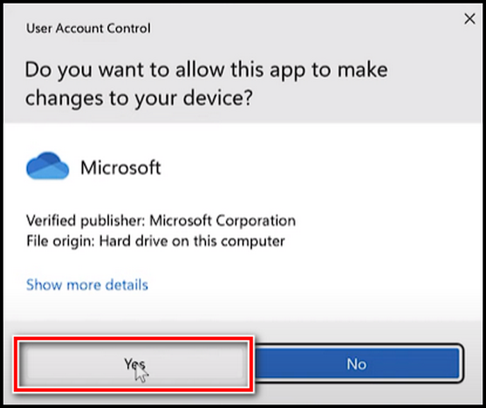 finally-uninstall-onedrive-by-clicking-on-yes
