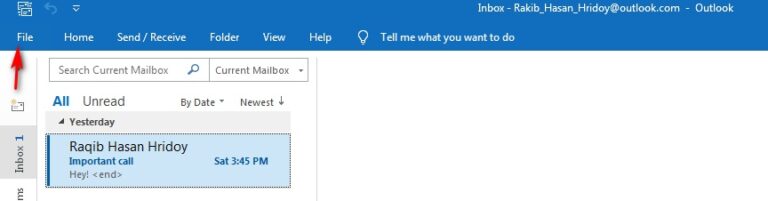 how to send email from second outlook account