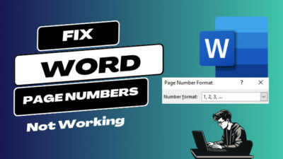 fix-word-page-numbers-not-working