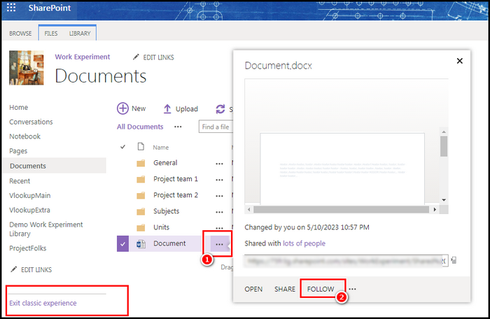 follow-documents-from-classic-sharepoint