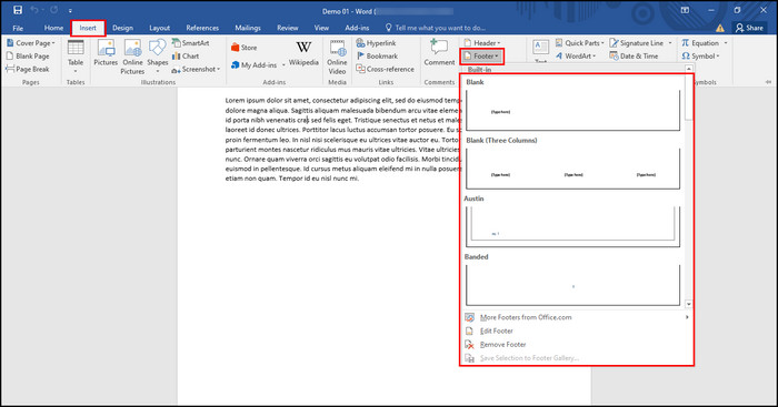 set-different-footers-on-each-page-in-microsoft-word-2024